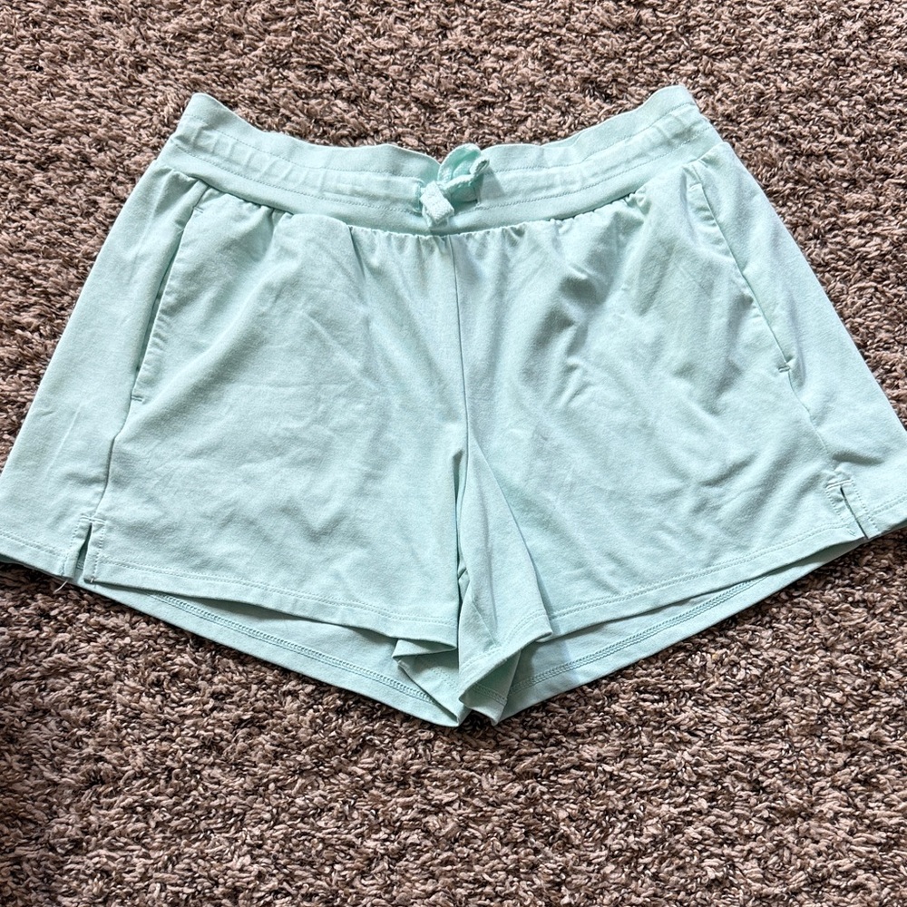 All in motion girls teal shorts